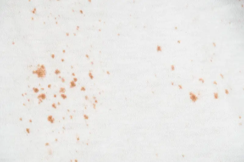 Manchas de óxido en ropa de color blanco. Aprende a quitar manchas de óxido en ropa de color fácilmente.